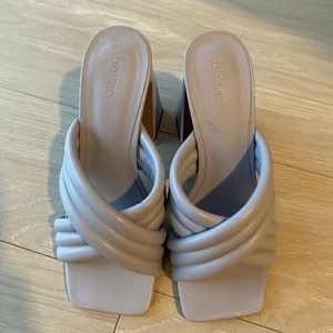 Abound Blue Sandal Heel in size 6.5